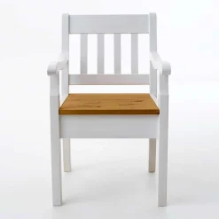 Armlehnstuhl Molzau in Weiß