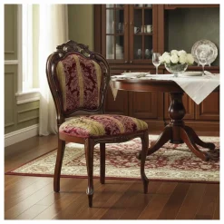 Aufwändig gestalteter Esstischstuhl Magari im Barock Stil