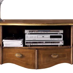 Ausgefallene TV Wohnwand Möbel Set - Carlenna (vierteilig)