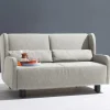 Ausklappbare Stoffcouch in Beige - Bondio
