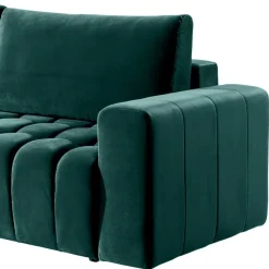 Ausklappbares Sofa in Grün Samt - Olenka