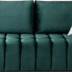 Ausklappbares Sofa in Grün Samt - Olenka