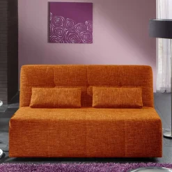 Ausklappbares Sofa in Orange - Matrona
