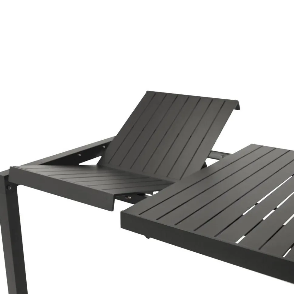 Ausziehbarer Gartentisch in Anthrazit - Taba