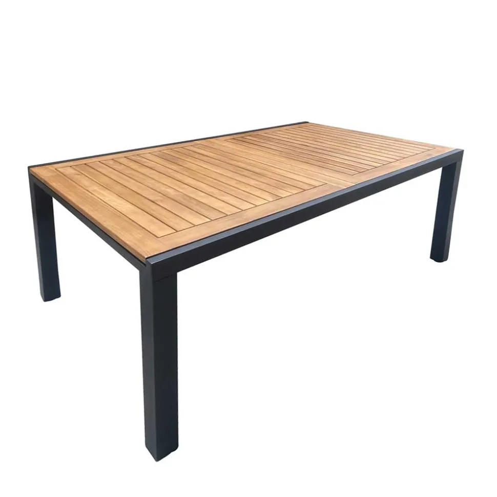 Ausziehbarer Terrassentisch in Akazie - Grodasso