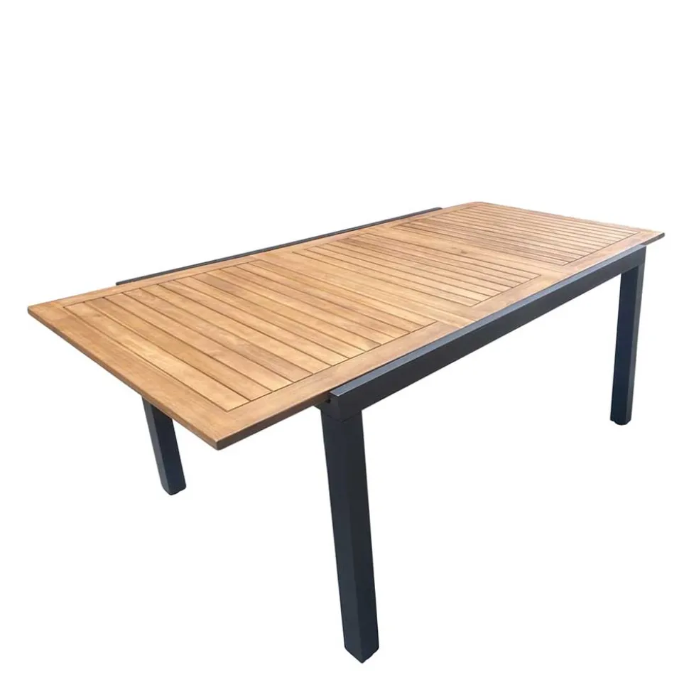Ausziehbarer Terrassentisch in Akazie - Grodasso