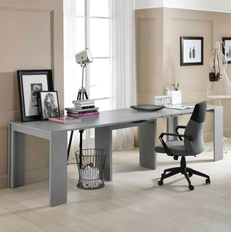 Ausziehbarer Tisch Greeka in Grau