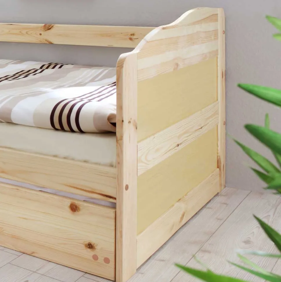 Ausziehbett Tropinica aus Kiefer Massivholz