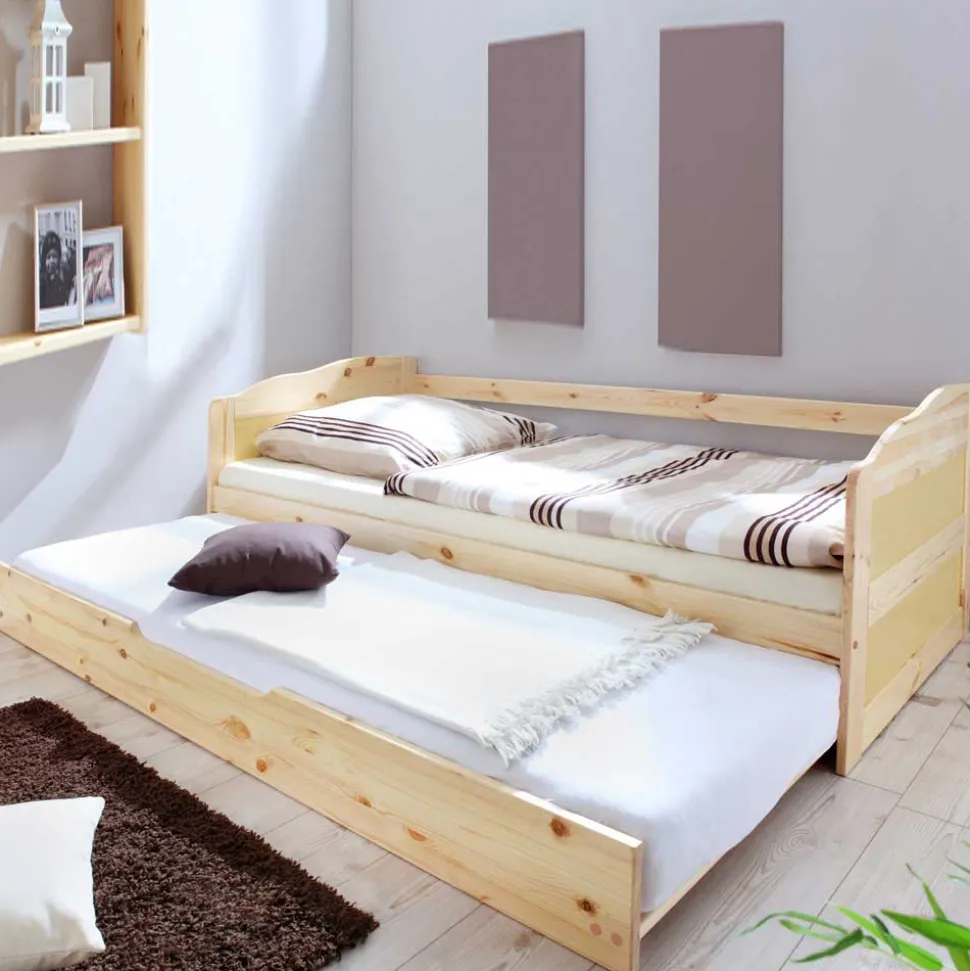 Ausziehbett Tropinica aus Kiefer Massivholz