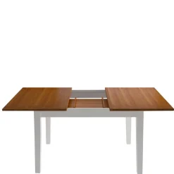 Ausziehtisch in Weiß und Honig - Kinsale