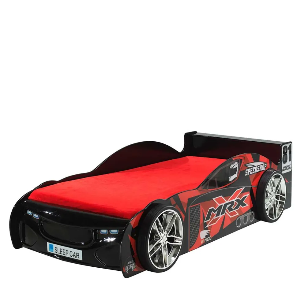 Autobett mit Matratze - Rennwagen Design - Olivo