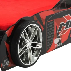 Autobett mit Matratze - Rennwagen Design - Olivo