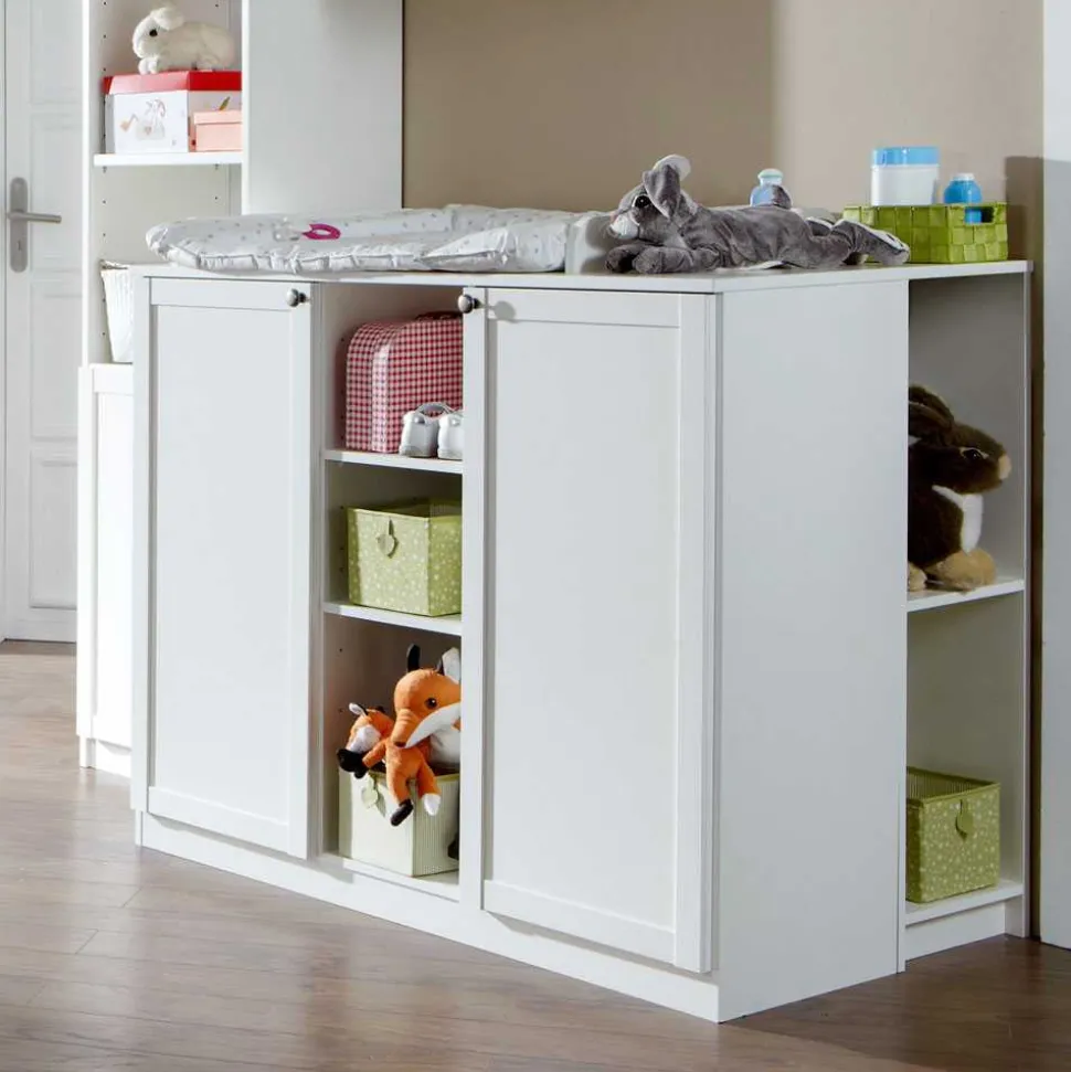 Baby Wickeltisch weiss Masculino 122 cm breit