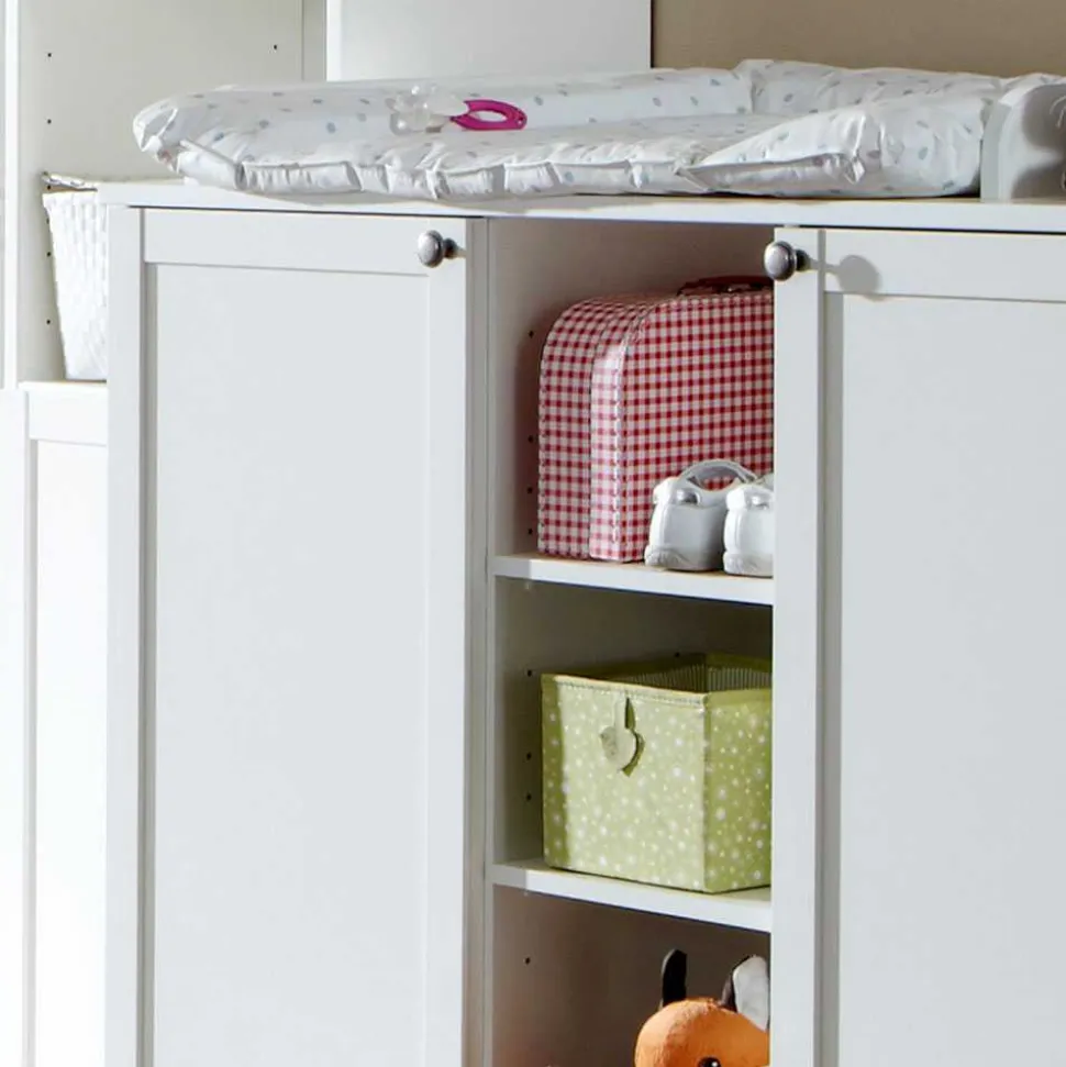 Baby Wickeltisch weiss Masculino 122 cm breit