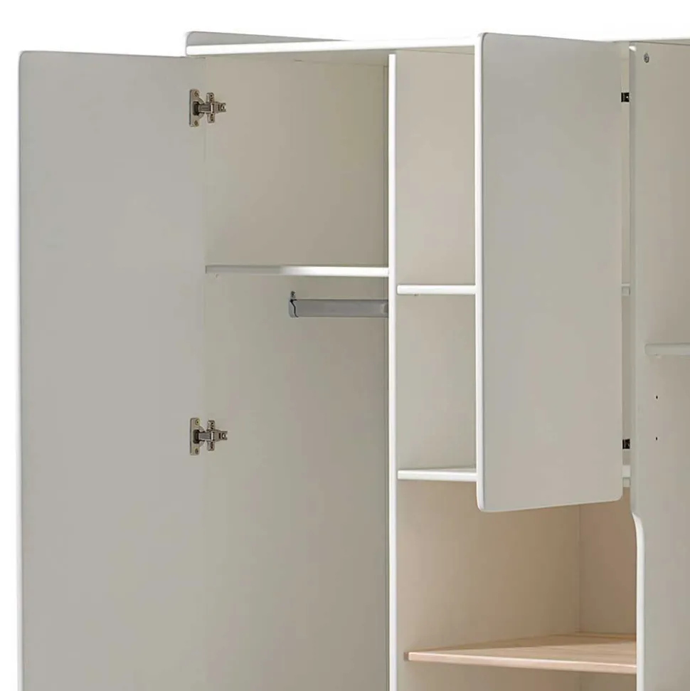 Babybett & Wickelkommode & Kleiderschrank - Mauricia (dreiteilig)