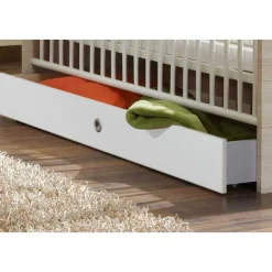 Babybett in Eiche San Remo & Weiß - Folio