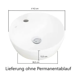 Bad Doppel-Waschplatz in Wildeiche Baumkante - Drumias