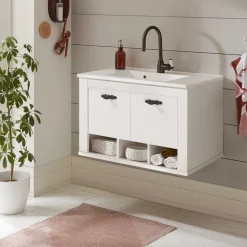 Bad Hänge-Waschtisch im Country Style - Doules