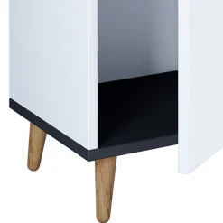 Bad Hochkommode mit Schubladen und Tür - Rondja