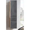 Bad Hochschrank in Beton & Holz Dekor - Mia
