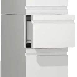 Bad Hochschrank in Weiß modern - Departo