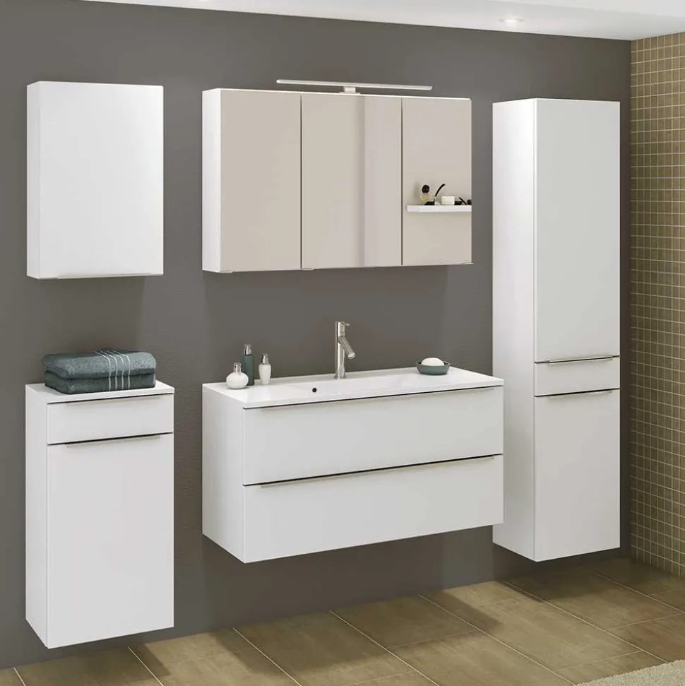 Bad Hochschrank mit Schublade & 2 Türen - Livendas