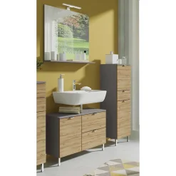 Bad Kombination Möbel zweifarbig - Tanjura (dreiteilig)