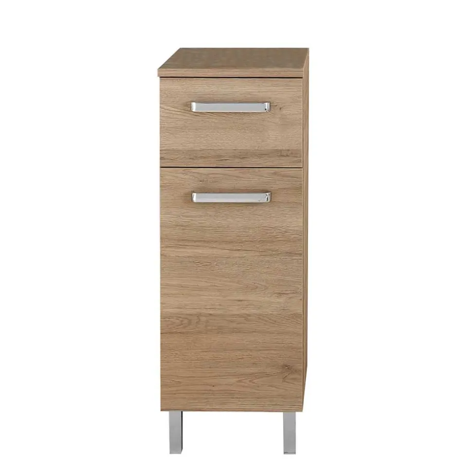 Bad Kompletteinrichtung in Holzoptik - Lemi (vierteilig)