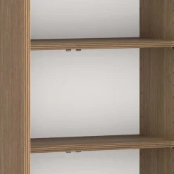 Bad Midi-Schrank in Eiche Dunkel Optik - Ucaida