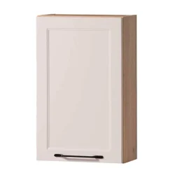 Bad Oberschrank in Hellgrau und Wildeiche - Trioto