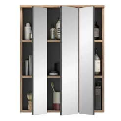 Bad Oberschrank mit Spiegeltüren 60 cm breit - Depart