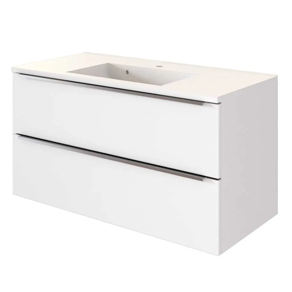 Bad Schubladen-Waschtisch für hängende Montage - Livendas