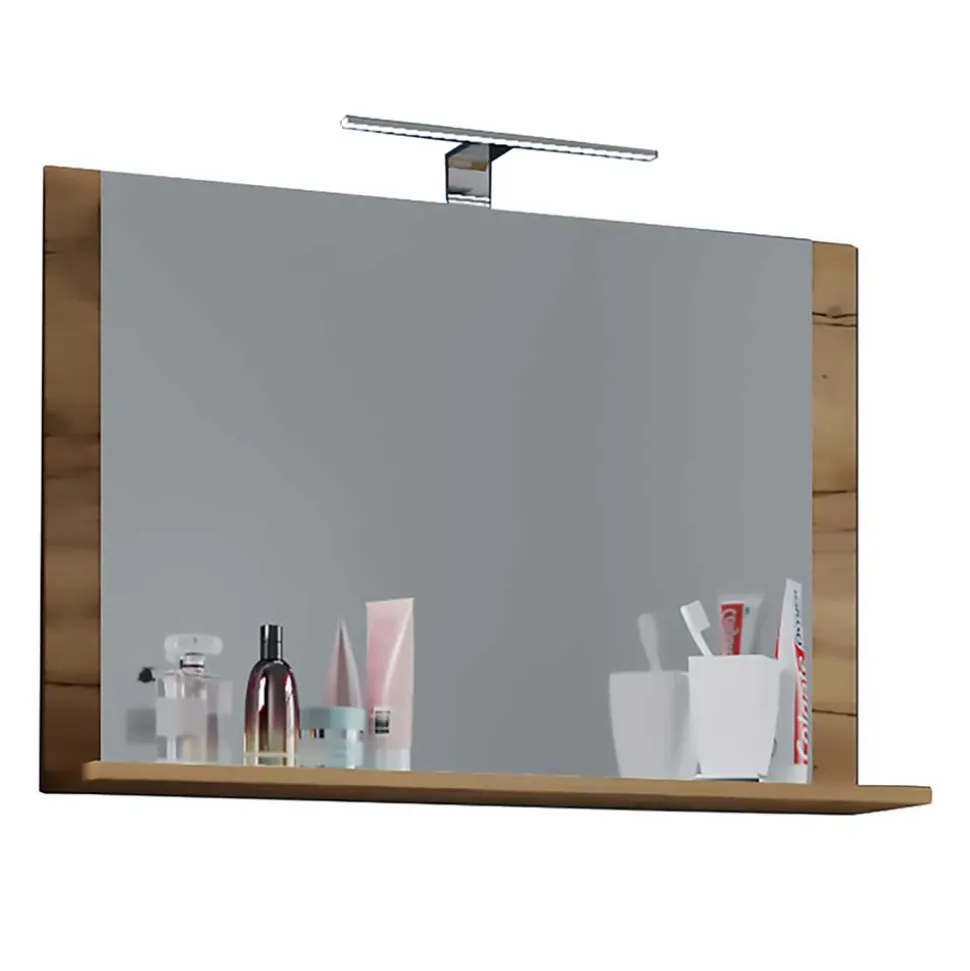 Bad Spiegel in Holzoptik Wildeiche Honig - Toulon