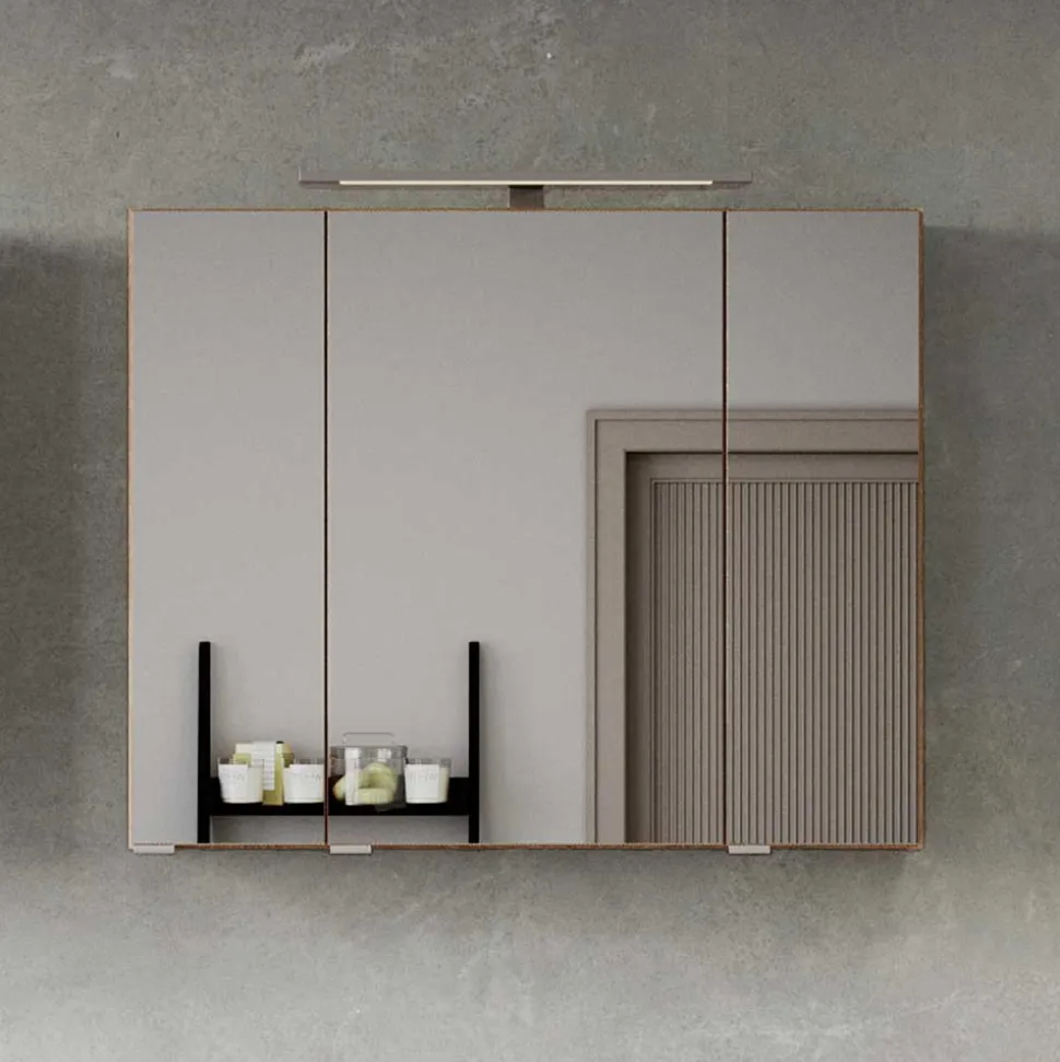 Bad Spiegelschrank in Eiche Hell - Vibulam