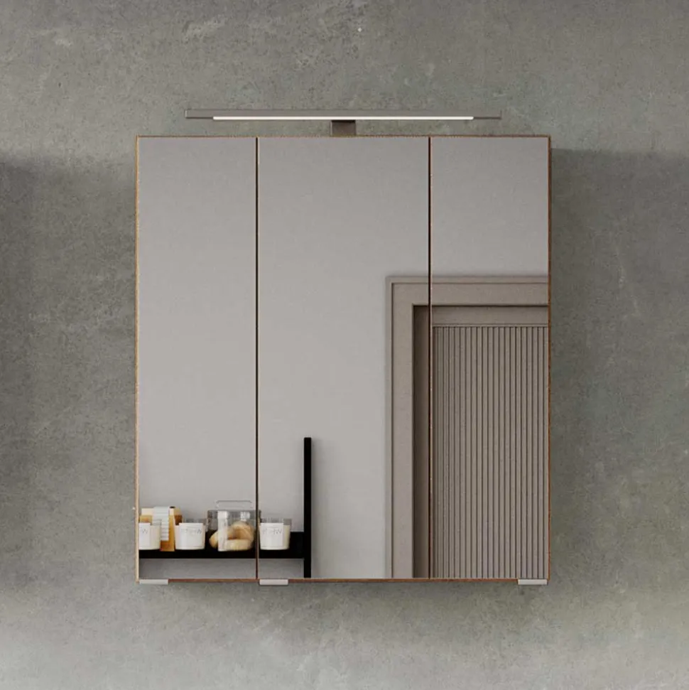 Bad Spiegelschrank in Eiche Hell - Vibulam