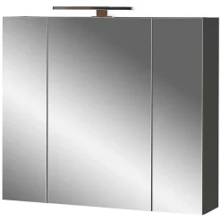 Bad Spiegelschrank mit LED 3-türig - Dolida