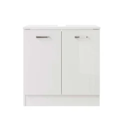 Bad Unterbeckenschrank in Weiß - Pretty