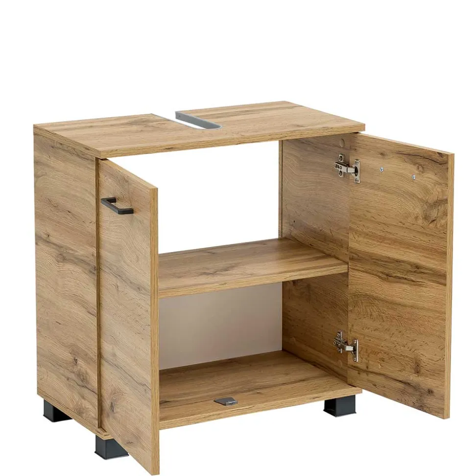 Bad Unterschrank fürs Waschbecken 60 cm breit - Jessmi