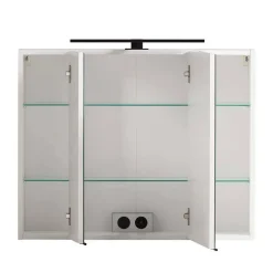 Bad Waschplatz Einrichtung in Weiß - Gyatso (dreiteilig)