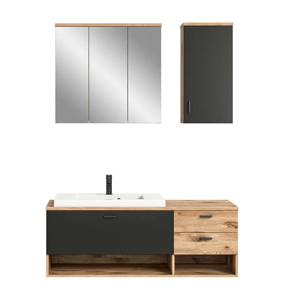 Bad Waschplatz Kombi hängend - Steikun (dreiteilig)