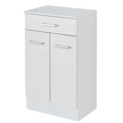 Badausstattung Möbel Set in Weiß - Skiranov (vierteilig)