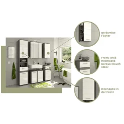 Badblock Möbel Kombination Set - Chapan (fünfteilig)