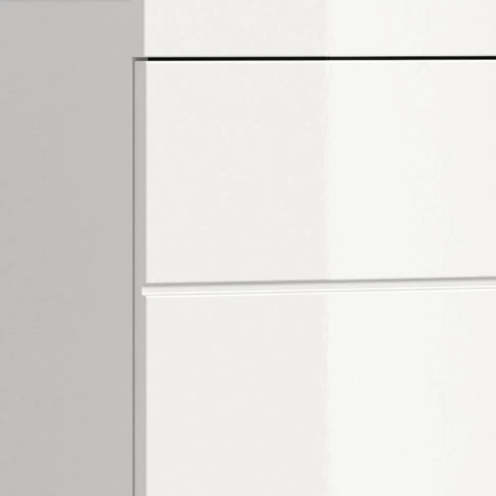 Badblock Möbelset in Weiß - Henriette (fünfteilig)