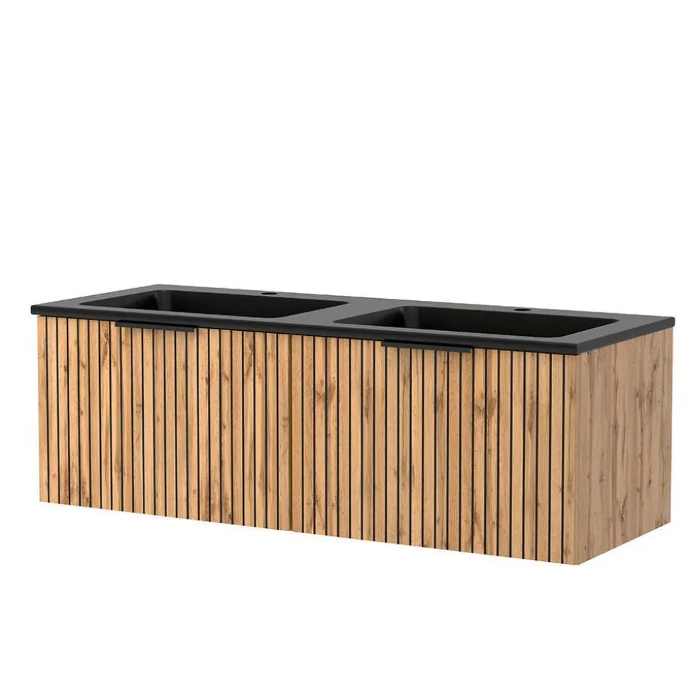 Badeinrichtung inkl 2er Waschtisch Set - Crystoga (vierteilig)