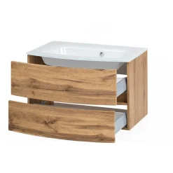 Badeinrichtung Möbel in Holzoptik - Neuzera (vierteilig)