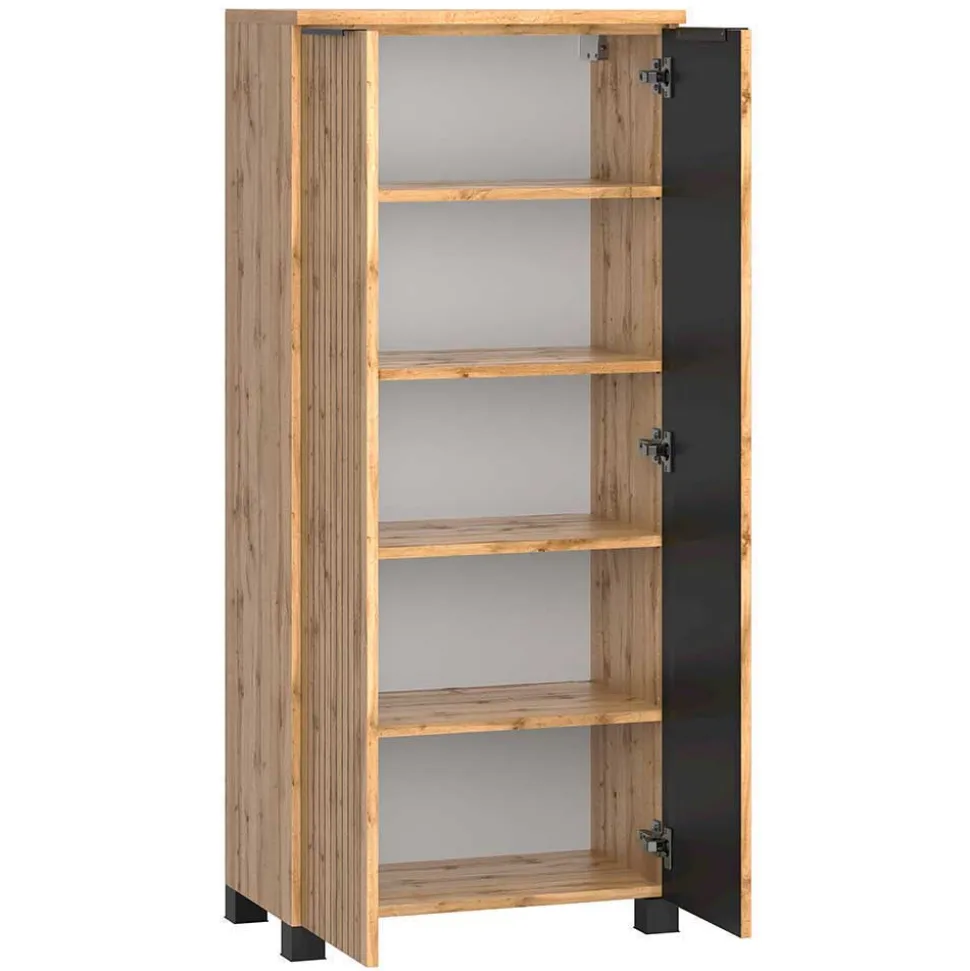 Badeinrichtung Möbelkombi zweifarbig - Crystoga (fünfteilig)