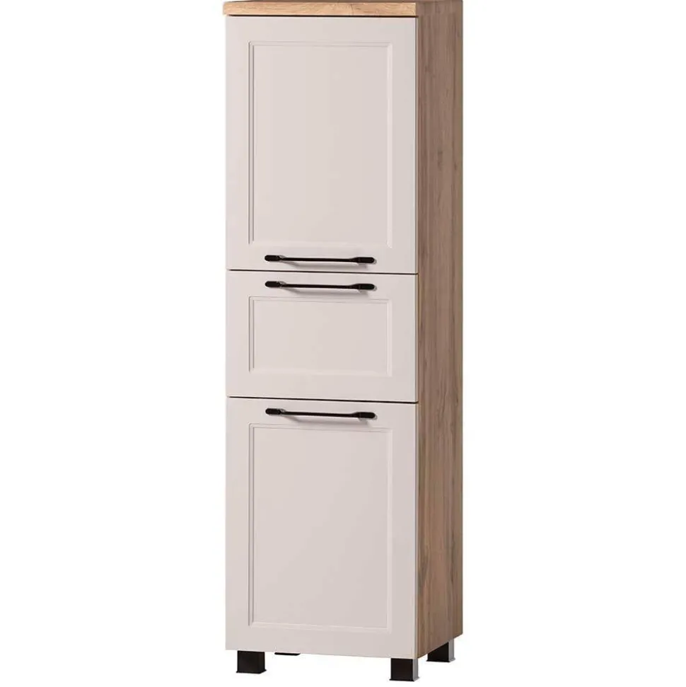 Badeinrichtung Möbelset in Hellgrau - Trioto (vierteilig)