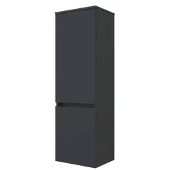 Badeinrichtung Set in Dunkelgrau - Natarivos (dreiteilig)