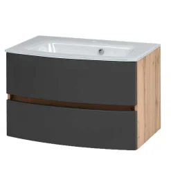 Badezimmer Einrichtungsset 160 cm breit - Larutta (vierteilig)