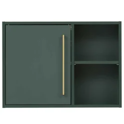 Badezimmer Hängeschrank in Dunkelgrün & Gold - Aqua